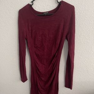 Express ruched dress